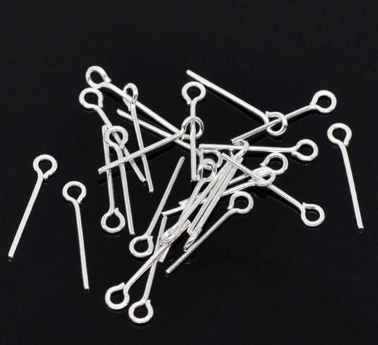50 Tiges Clous à œillets De 40 Mm – Anthracite – Pour Création De Bijoux Et Accessoires - 10