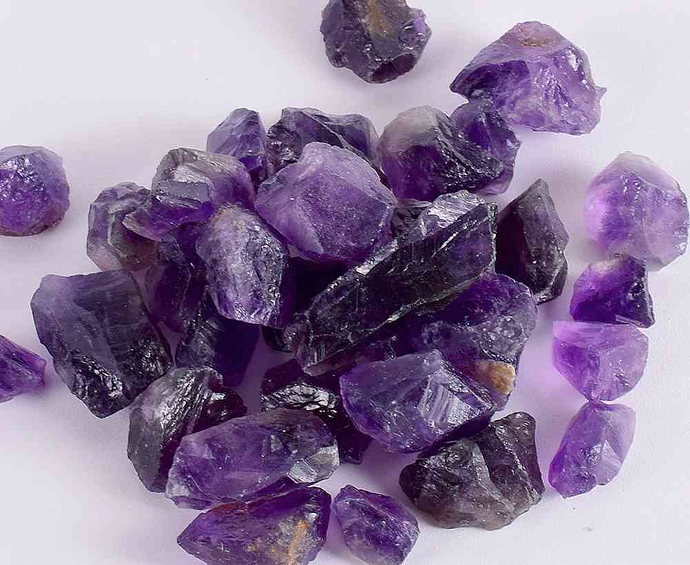 Grande améthyste verte brute non chauffée, cristal de prasiolite (192,45 carats) - Canada
