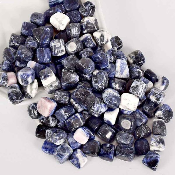 Pierres roulées Sodalite bleue 10-15 mm 100 g