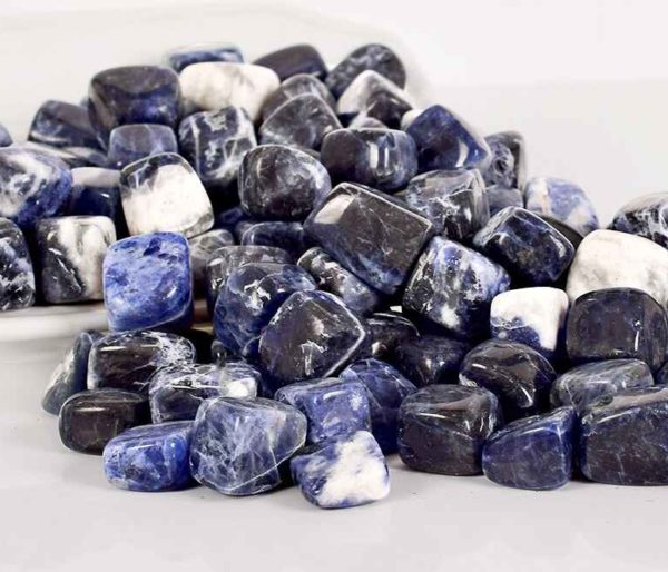 Pierres roulées Sodalite bleue 10-15 mm 100 g