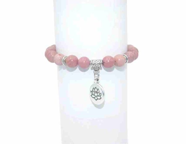 Bracelet Rhodonite Perles 8mm