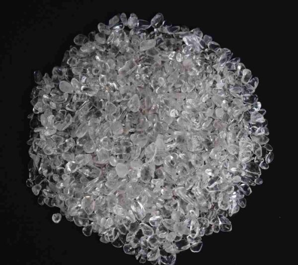 Perles chips cristal de roche