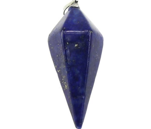 Pendule en lapis-lazuli cône hexagonal