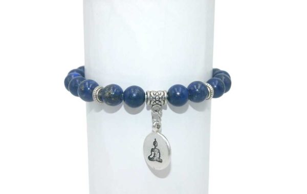 Bracelet Lapis-lazuli Perles 8mm