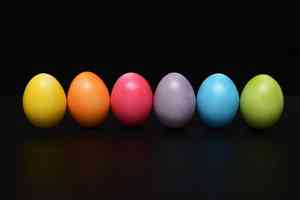 Oeufs colorés