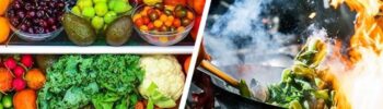 Alimentation crue et vivante vs. Alimentation cuite
